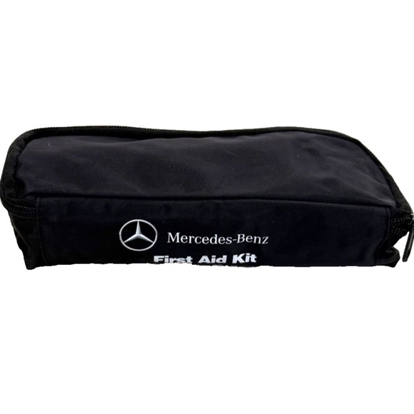 Mercedes Benz First Aid Kit in Black Zippered Pouch - Picture 1 of 4